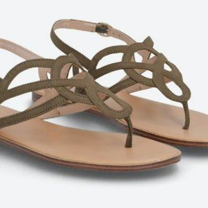 NWOT Market & Spruce "Irene" Strappy Sandals – Olive